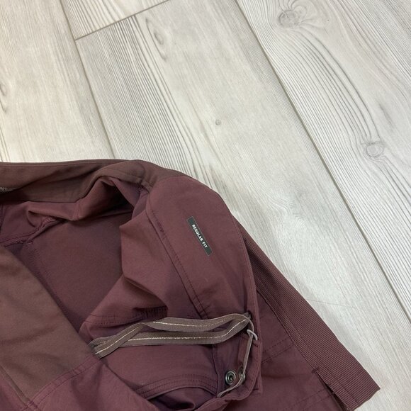 REI Co-op Women's Screenline Shorts Size 6 Maroon Stretch Drawstring 127134 - Picture 5 of 11